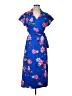 Alexia Admor 100% Polyester Floral Blue Casual Dress Size 12 - photo 1