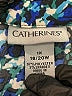 Catherines Animal Print Blue 3/4 Sleeve Button-Down Shirt Size 1X - photo 7