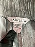 Athleta 100% Linen Chevron-herringbone Gray Linen Pants Size L - photo 7