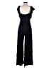 Devlin 100% Polyester Solid Black Jumpsuit Size 4 - photo 2