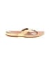 FitFlop Tan Flip Flops Size 10 - photo 1