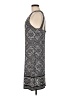 Echo Graphic Gray Casual Dress Size M - photo 5