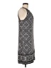 Echo Graphic Gray Casual Dress Size M - photo 4