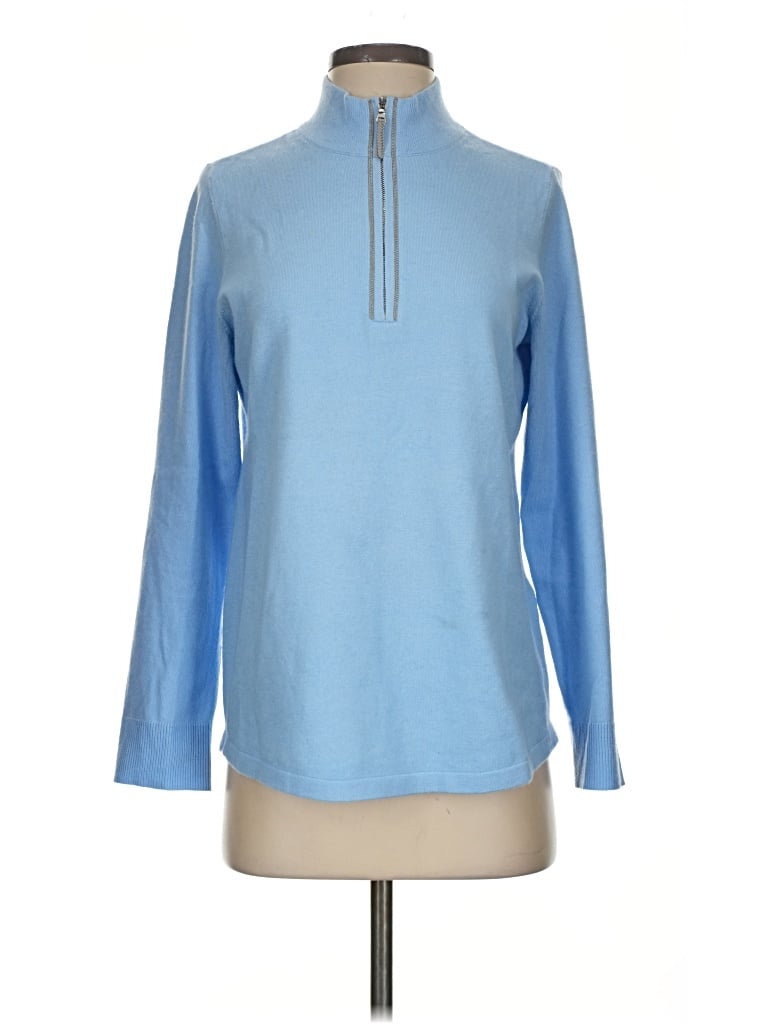 Pre-owned Chico's Pullover Sweater In Blue