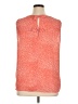 Ann Taylor LOFT Outlet 100% Polyester Orange Sleeveless Blouse Size XL - photo 2