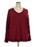 Unbranded 100% Polyester Burgundy Pullover Sweater Size 4XL - photo 1