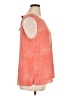 Ann Taylor LOFT Outlet 100% Polyester Orange Sleeveless Blouse Size XL - photo 4