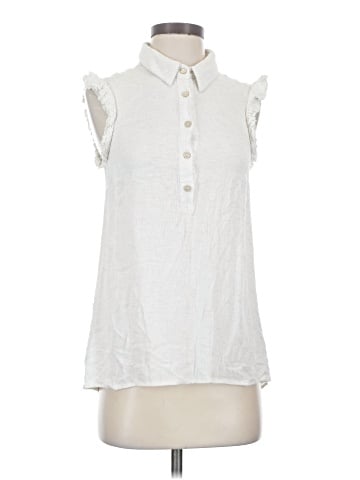 Democracy Sleeveless Button-Down Shirt (view 1)