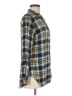 Talbots 100% Rayon Plaid Teal Long Sleeve Button-Down Shirt Size M - photo 4