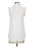 Democracy Ivory Sleeveless Button-Down Shirt Size S - photo 2
