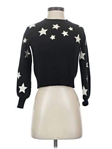 Aqua Cashmere Pullover Sweater (view 1)