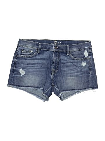 7 For All Mankind Denim Shorts (view 1)