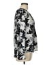 Candie's 100% Polyester Silver Long Sleeve Blouse Size L - photo 4