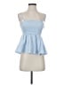 Stitch & Pine Blue Sleeveless Top Size S - photo 1