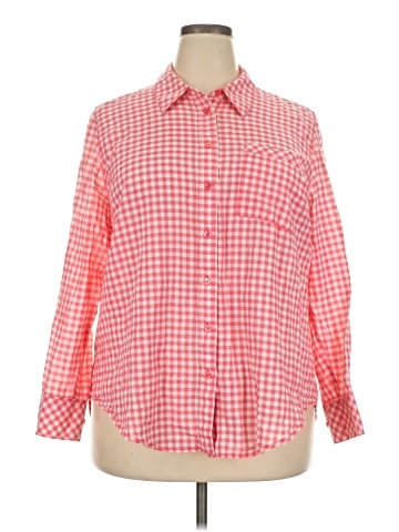 Lane Bryant Long Sleeve Button-Down Shirt (view 1)