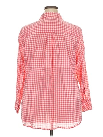 Lane Bryant Long Sleeve Button-Down Shirt (view 2)
