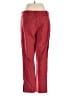 By Anthropologie Houndstooth Red Casual Pants Size 2 - photo 2