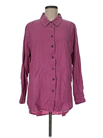 Universal Standard 3/4 Sleeve Button-Down Shirt (view 1)
