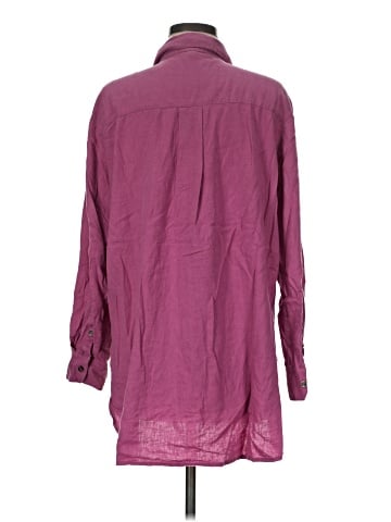 Universal Standard 3/4 Sleeve Button-Down Shirt (view 2)