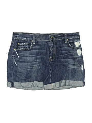 7 For All Mankind Denim Shorts (view 1)