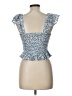 Trixxi Blue Sleeveless Blouse Size L - photo 2