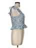 Trixxi Blue Sleeveless Blouse Size L - photo 4