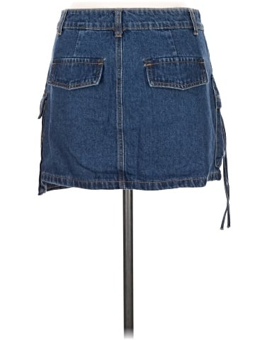 Angel Kiss Denim Skirt (view 2)