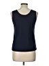 Chico's Blue Sleeveless T-Shirt Size Lg (2) - photo 2
