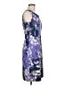 Sangria Print Purple Cocktail Dress Size 8 - photo 4