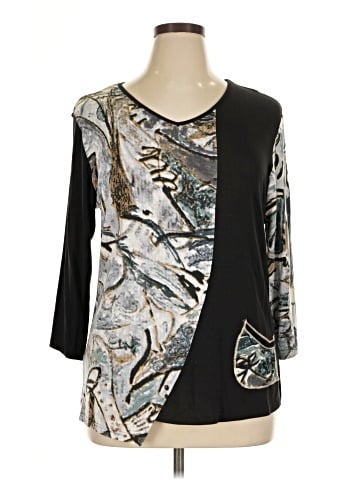 Parsley & Sage 3/4 Sleeve Top (view 1)