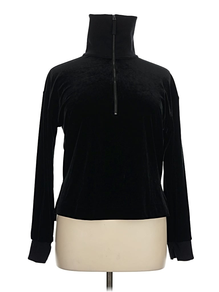 Pre-owned Spanx Turtleneck Sweater In Black