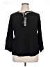 Daniel Rainn Black 3/4 Sleeve Blouse Size XL - photo 1