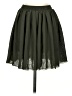American Apparel 100% Polyester Solid Green Casual Skirt Size XS - photo 1