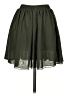 American Apparel 100% Polyester Solid Green Casual Skirt Size XS - photo 2