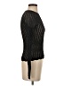 Zara Metallic Black Pullover Sweater Size S - photo 4