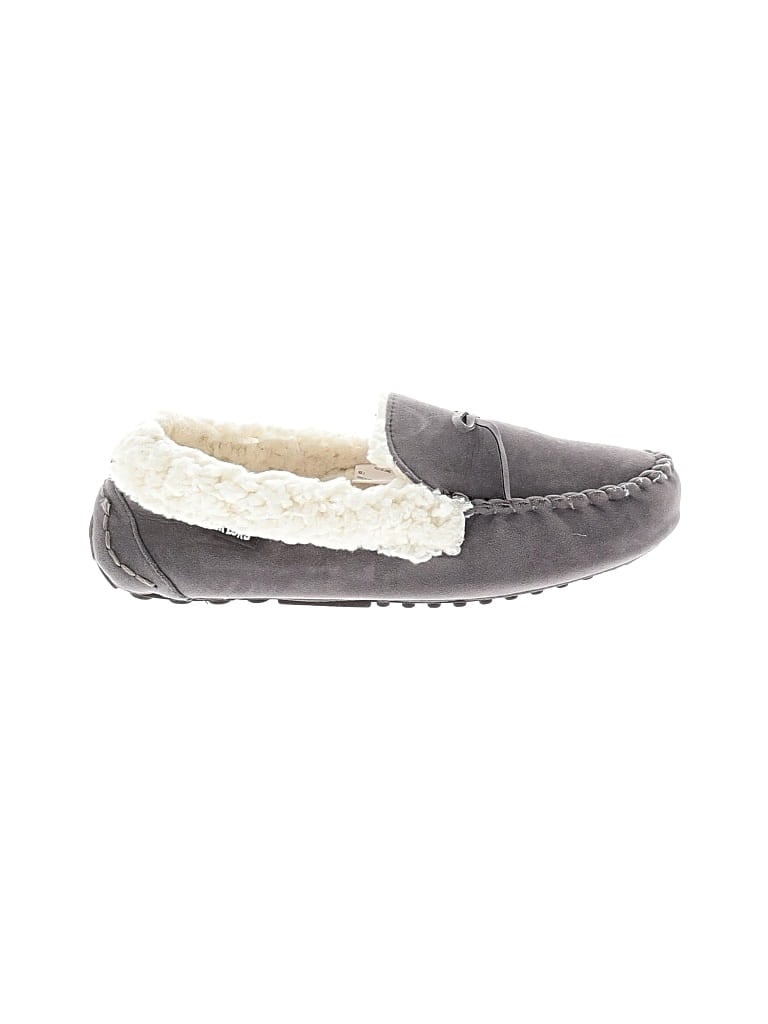 Pre-owned Muk Luks Flats In Gray