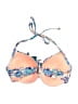 H&M Floral Blue Swimsuit Top Size L - photo 2