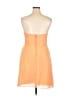 Alfred Angelo 100% Polyester Solid Orange Cocktail Dress Size 16 - photo 2