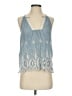 Joie 100% Cotton Blue Sleeveless Blouse Size XXS - photo 1