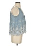 Joie 100% Cotton Blue Sleeveless Blouse Size XXS - photo 4