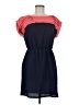 BCX 100% Polyester Color Block Blue Casual Dress Size M - photo 1