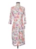 Assorted Brands Print Pink Casual Dress Size 4 (petite) - photo 1