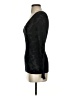 Three Dots Black Long Sleeve Top Size S - photo 5