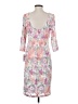 Assorted Brands Print Pink Casual Dress Size 4 (petite) - photo 2