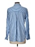 Blue Island 100% Rayon Stripes Blue Long Sleeve Button-Down Shirt Size L - photo 2
