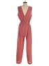 Monteau Solid Red Jumpsuit Size M - photo 2