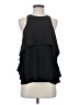 Tibi 100% Silk Black Sleeveless Silk Top Size 6 - photo 1