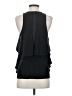 Tibi 100% Silk Black Sleeveless Silk Top Size 6 - photo 2