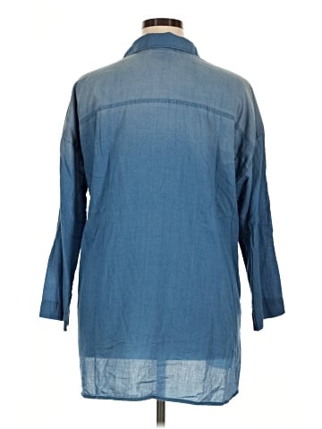 Purejill 3/4 Sleeve Button-Down Shirt (view 2)