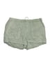 Bella Dahl 100% Lyocell Solid Green Shorts Size L - photo 1